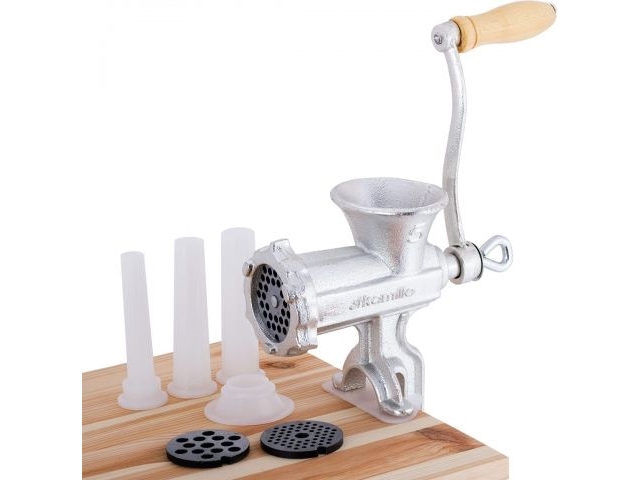Kamille köttkvarn Manuell köttkvarn, gjutjärn Nr. 5 | Köksapparater - Köksmaskiner - Kötthackare | GameStuff
