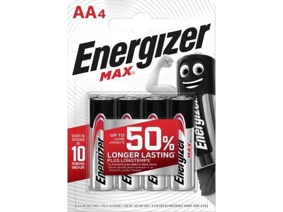 Energizer Max – Aa, Einwegbatterie, Aa, Alkali, 4 Stück(E)