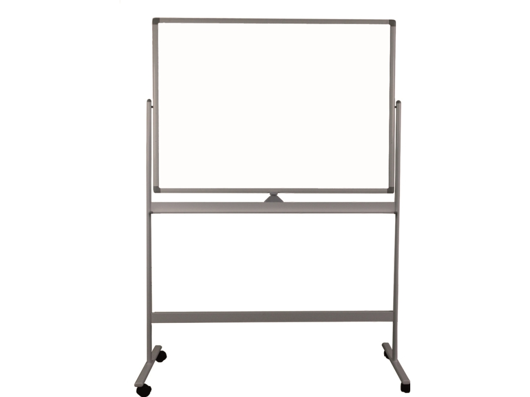 Mobil Whiteboard 1500X1200 Mm Grå Stel