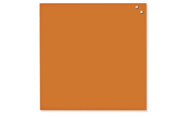 Magnetisk Glastavle 45 X 45 Cm Orange