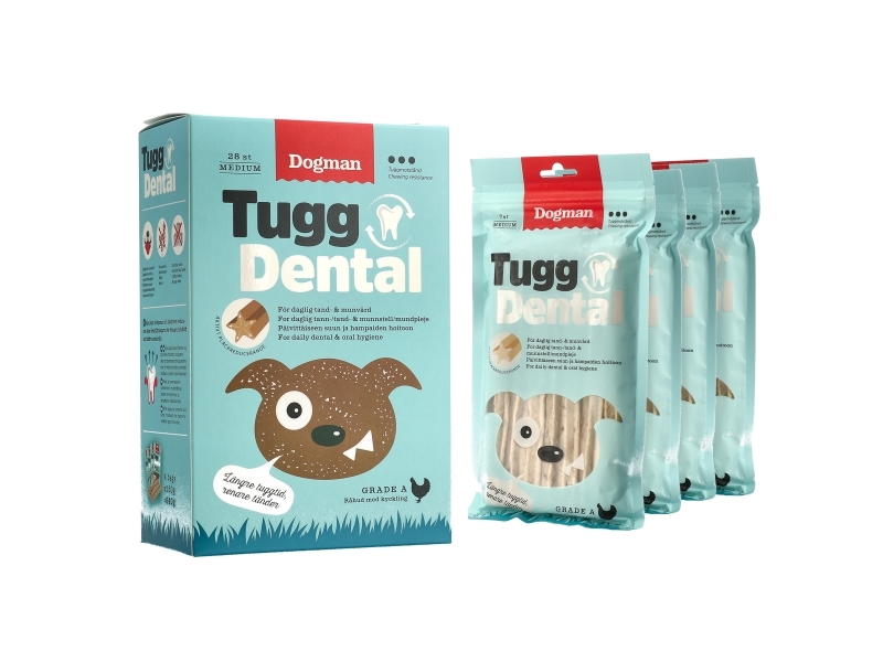 Dogman Tygge Dental med Kylling 28p 17,5cm 17,5cm