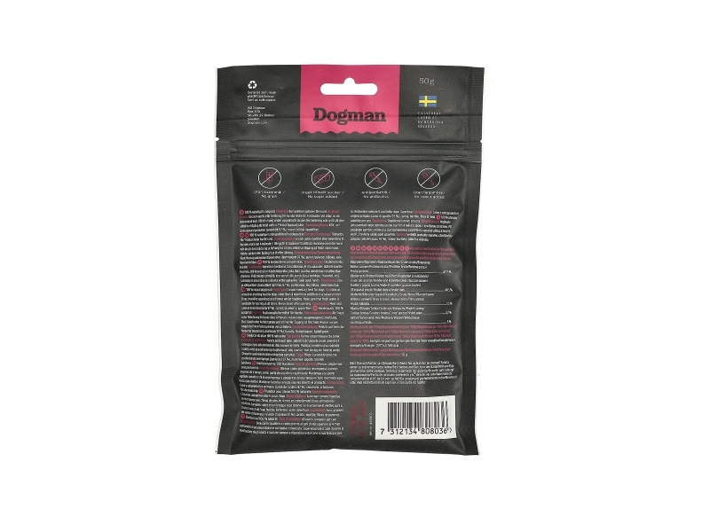 Dogman Frysetørret Snacks Af Lam 50G