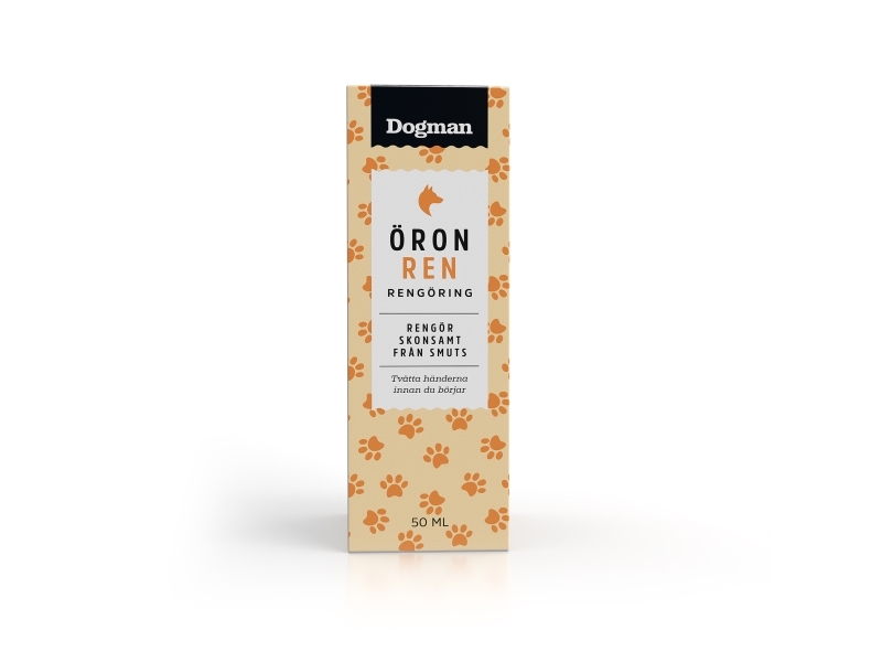 Dogman Ørerens til hund 50ml