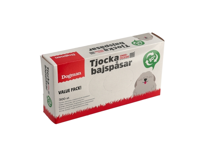 Dogman tjocka bajspåsar value pack 300st | Sällskapsdjur - Hund - Andra tillbehör | GameStuff