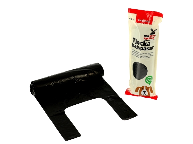 Dogman Affaldsposer med håndtag (60-pak)