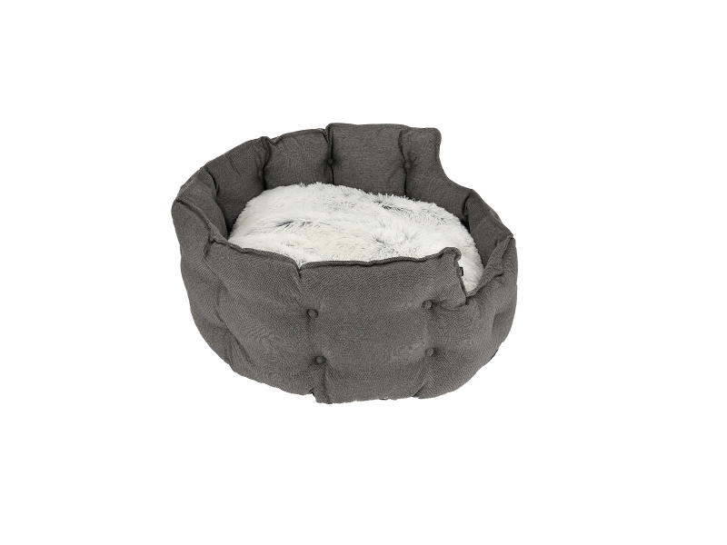 Dogman Classy Memory Foam Hundeseng Grå M 64Cm