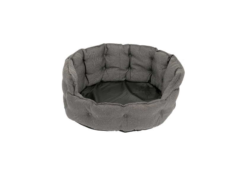 Dogman Classy Memory Foam Hundeseng Grå L 74Cm