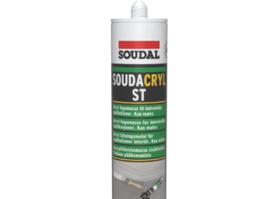 Soudal Acrylfugenmörtel 300Ml - Soudacryl St Weiß, Überstreichbar &Amp Frostbeständig Bis 10Gr.C