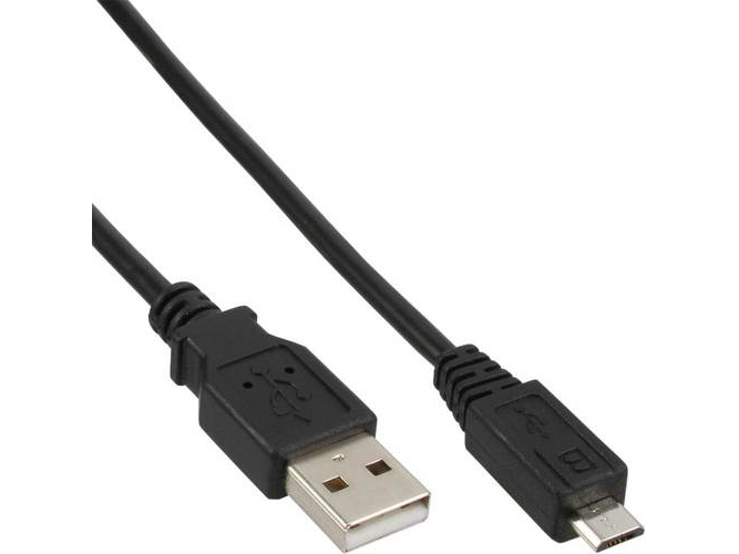 Inline 31705Q, 0,5 M, Usb A, Micro-Usb B, Usb 2.0, Hanstik/Hanstik, Sort