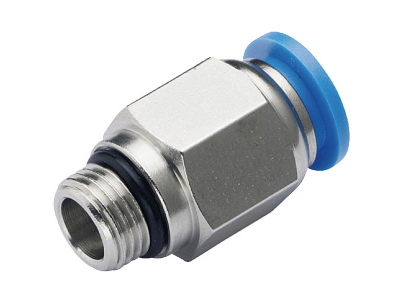 TRU COMPONENTS Lige stik PC12-G04 Rør Ø: 12 mm Gevind-mål: G1/2 1 stk