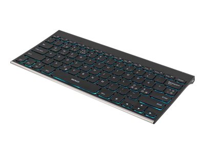 Deltaco Tb-630 Mini - Tastatur - Bagbelyst - Bluetooth - Nordisk - Sort