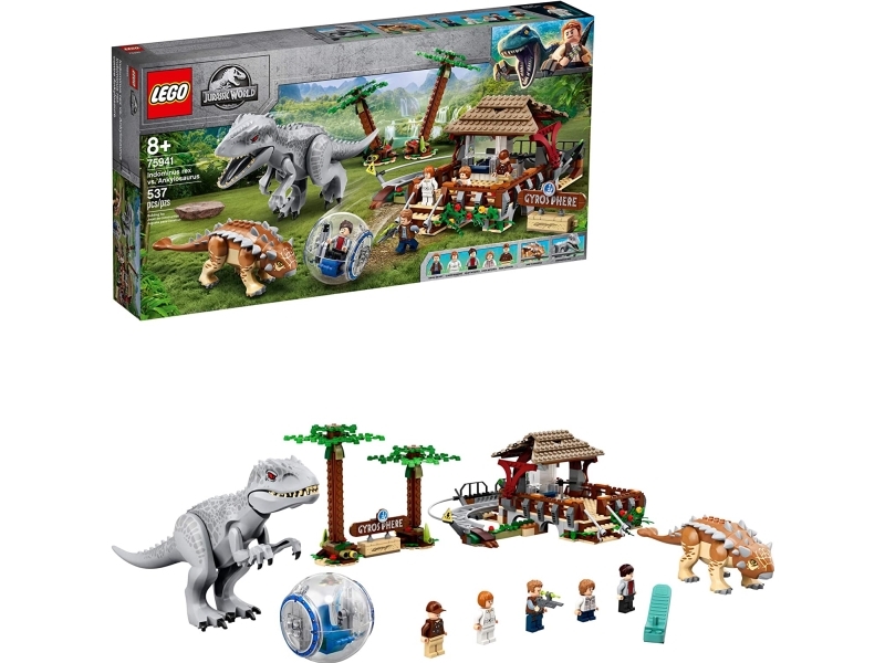 LEGO Jurassic World 75941 Indominus rex mod ankylosaurus