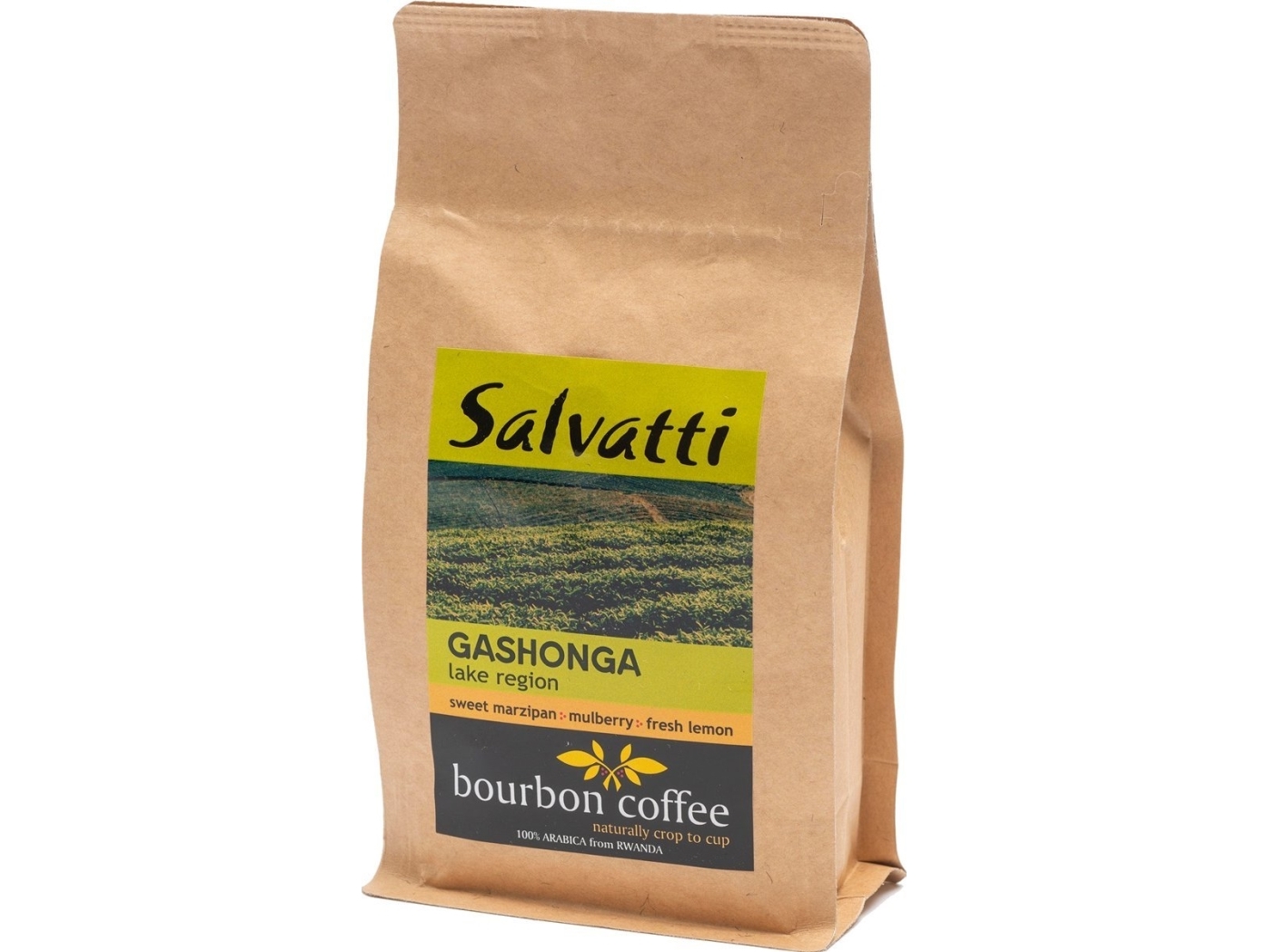 Salvatti Kaffeebohnen Spezialität Salvatti Koffeebänne 250 G Gashonga