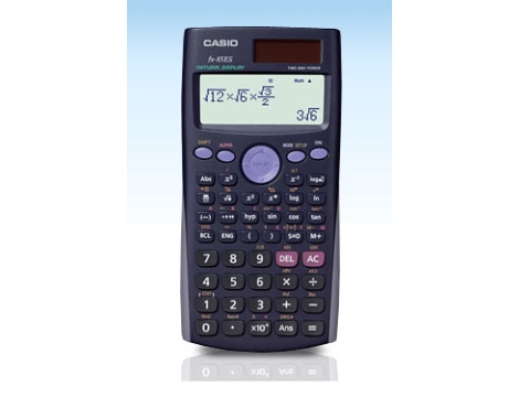Casio Fx-85Es-S Plus, Desktop, Wissenschaftlicher Taschenrechner, 12 Ziffern, Batterie/Solar, Schwarz