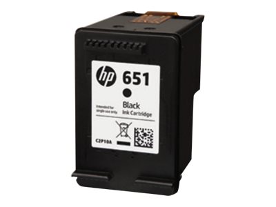 Hp 651 Black Original Ink Advantage Cartridge, Tinte Auf Pigmentbasis, 600 Seiten, 1 Stück(E)
