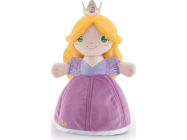 TRUDI DRONNING DUKKE MED EN VIOLET KJOLE