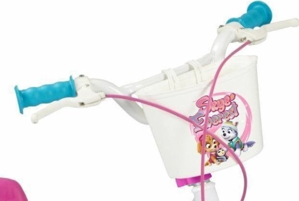 Toimsa Kinderfahrrad 16" Toi1681 Paw Patrol Weiß Mit Stützrädern Für Mädchen (Toi1681)
