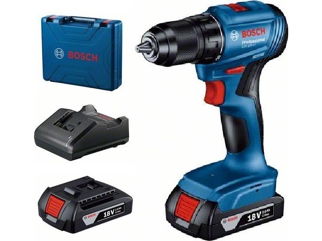 Bosch GSR 185-Li borr-/skruvdragare 18 V 2 x 2 Ah (06019K3000)