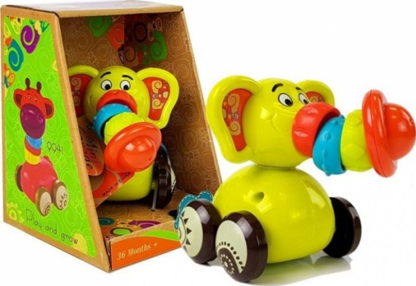 Leantoys Auto-Spielzeug Elefant Für Babys, Beweglich