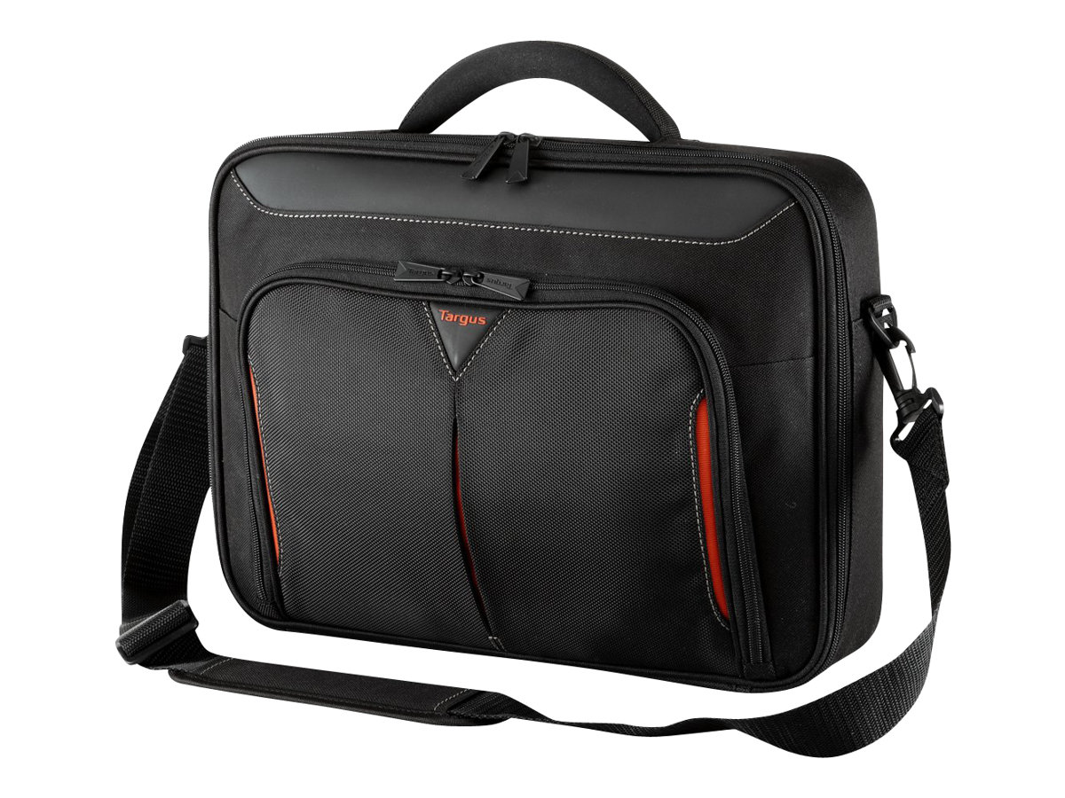 Computertaske Targus Classic+ 17-18" - sort/rød (polyester)