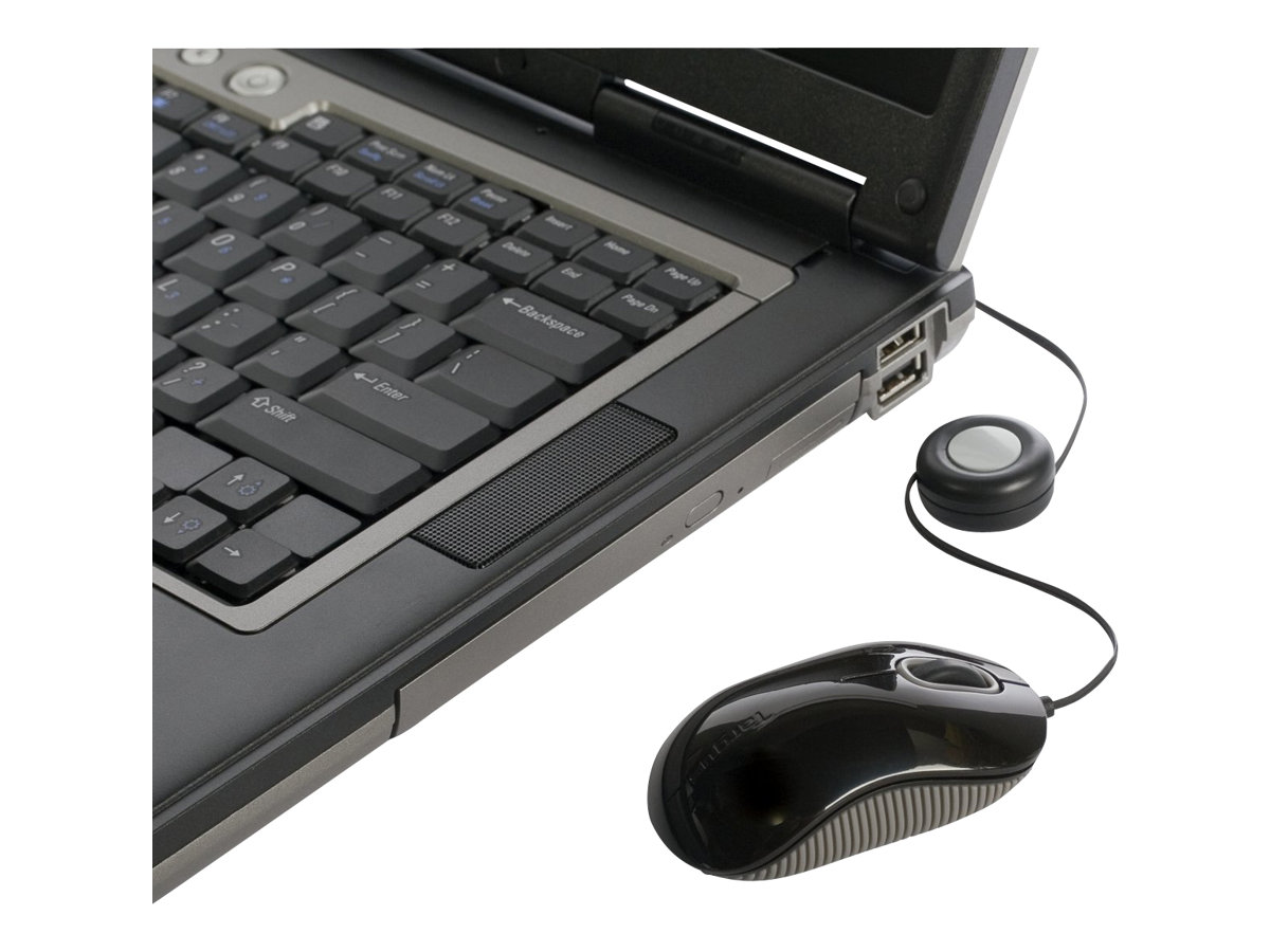 Targus Compact Blue Trace Mouse, Beidhändig, Blue Trace, Usb Typ-A, 1000 Dpi, Schwarz