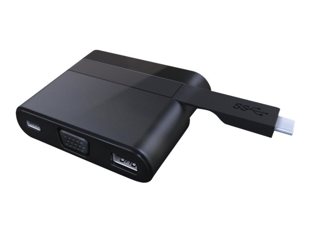 USB-C dockingstation med VGA - Club 3D CSV-1532, sort