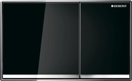 Betjeningsplade Omega 60, Sort Glas