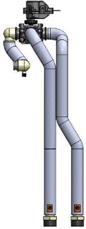 Panasonic Drei-Wege-Ventil-Kit Für Hydrebox Split-Systeme Der Generationen J Und H. Modelle Siehe Beschreibung: