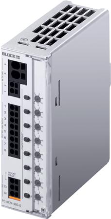 Block Pc-0724-480-0 Elektronisk Sikkerhedsafbryder 24 V/Dc 6 A Antal Udgange:8 X Indhold 1 Stk