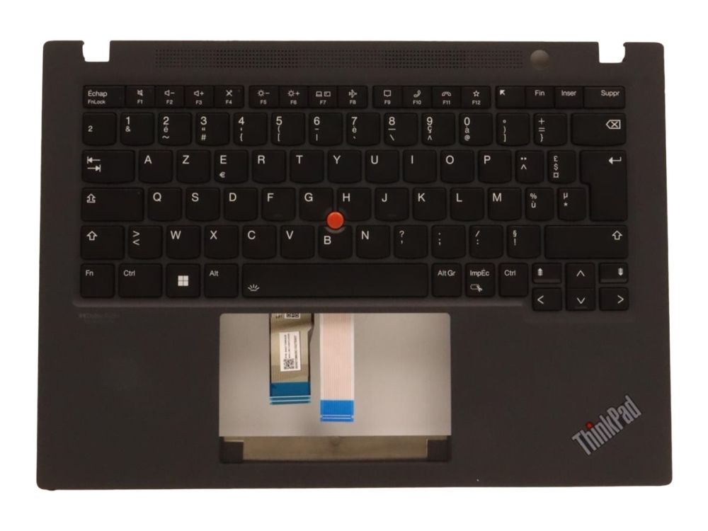 Chicony Ersattningstangentbord För Barbar Dator Med Trackpoint Bakgrundsbelyst Azerty Fransk Svart Med Övre Skydd För Thinkpad T14s G