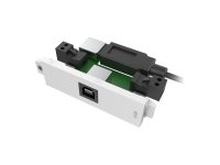 Vision Techconnect 3 Usb-B Module With Active Booster Circuit - Modulær Facilitet Plade Snape-In - Usb Type B