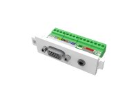 Vision Techconnect 3 Vga+3.5Mm Module - Modulær Facilitet Plade Snape-In - Hd-15, 3,5 Mm Stereo Mini Jack