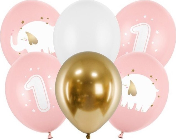 Ballonbuket Pige 1 År