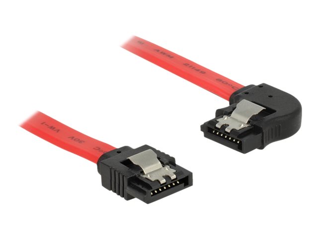 Delock 83962, 0,2 M, Sata Iii, Sata 7-Pin, Sata 7-Pin, Stecker/Stecker, Rot