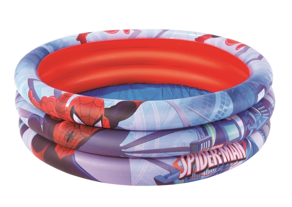 Bestway 98018, Oppustelig pool, 200 L, Rund, 2 År, Spider-Man, Vinyl