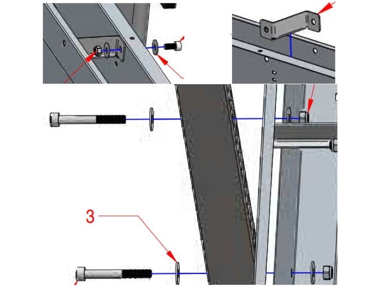 Montageset Für Säule Für Ergomulti-Tische
