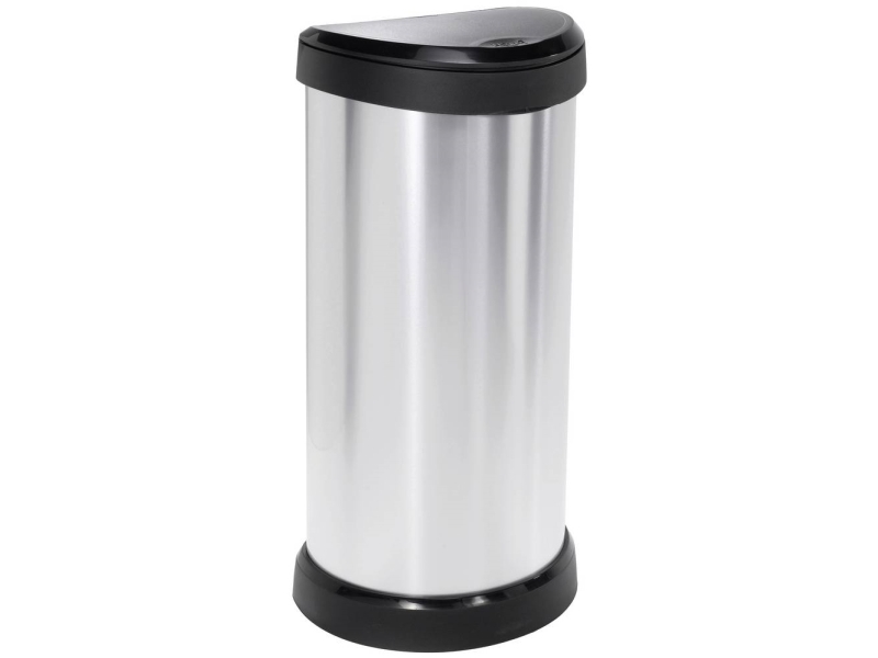 '"'Curver Mülleimer 40,0 L Silbermetallic "''