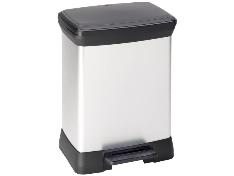 '"'Curver Mülleimer 30,0 L Silbermetallic "''