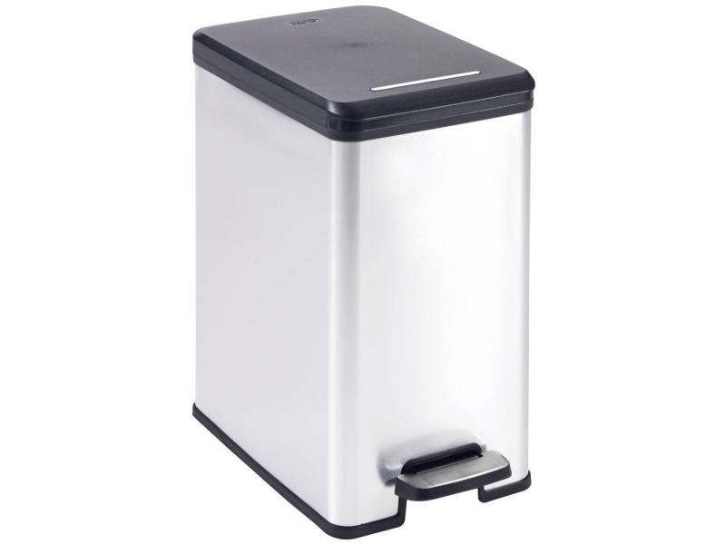 '"'Curver Mülleimer 25,0 L Silbermetallic "''