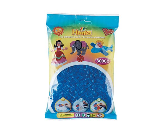 Hama Midiperlen 3000 Stk Tr. Blau