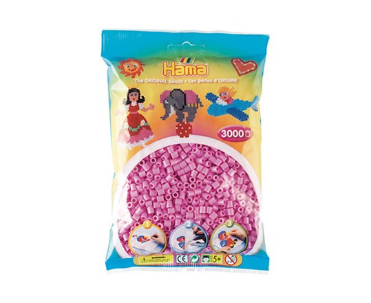 Hama Midi Perlen 3000Pcs Pastell Rosa