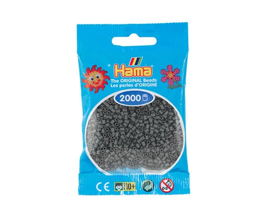 Hama Mini-Perlen Dunkelgrau