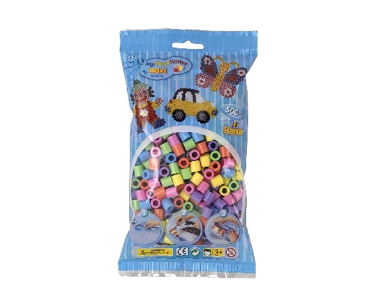 Hama Maxi Perlen 500 Pastell Mix 50