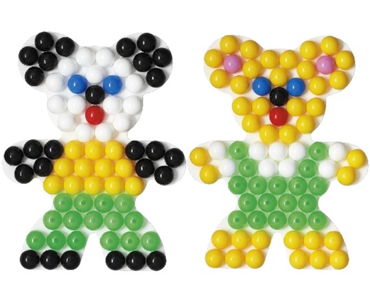 Hama Maxi Stick - Hängebox - Teddy - 140 Stück - Nr. 9668
