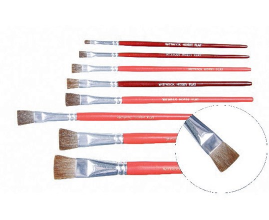 Hobby Bürste 12 Flach/Fein