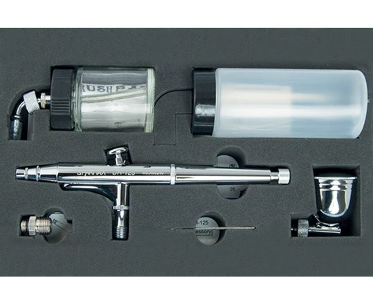 Airbrush Dh-125, 0,5 Mm Gravity-Feed 7, 22 & 80Cc