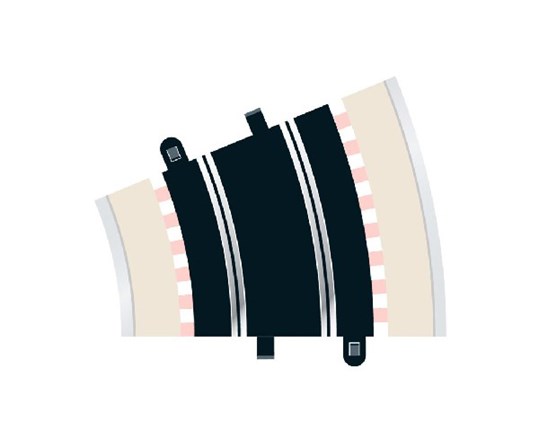 Rad 3 Outer Curve 22.5° (2 Per Bag)
