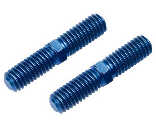 Blue Titanium Rear Turnbuckle Set - S8 Bx