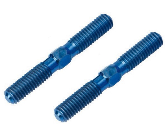 Blue Titanium Front Upper Turnbuckle Set - S8 Bx