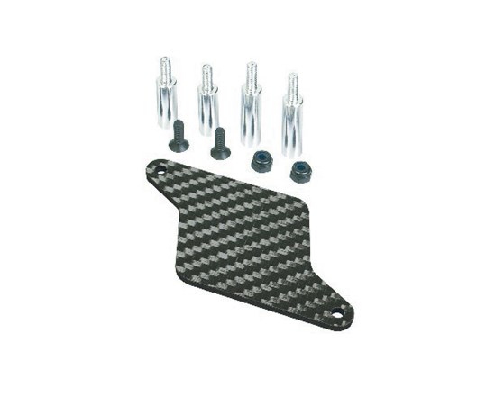 Carbon Steering Servo Hold Set
